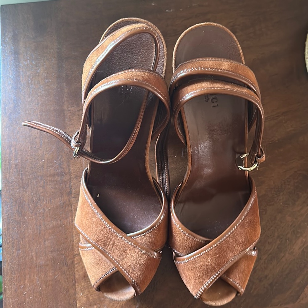 Leather Gucci Heels